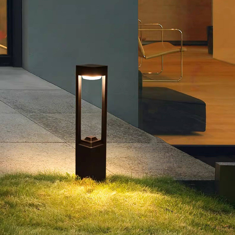 Outdoor Lighting Lamps - Leuchtende Stehlampe für den Innenhof, Solar-LED-Außenbeleuchtung,