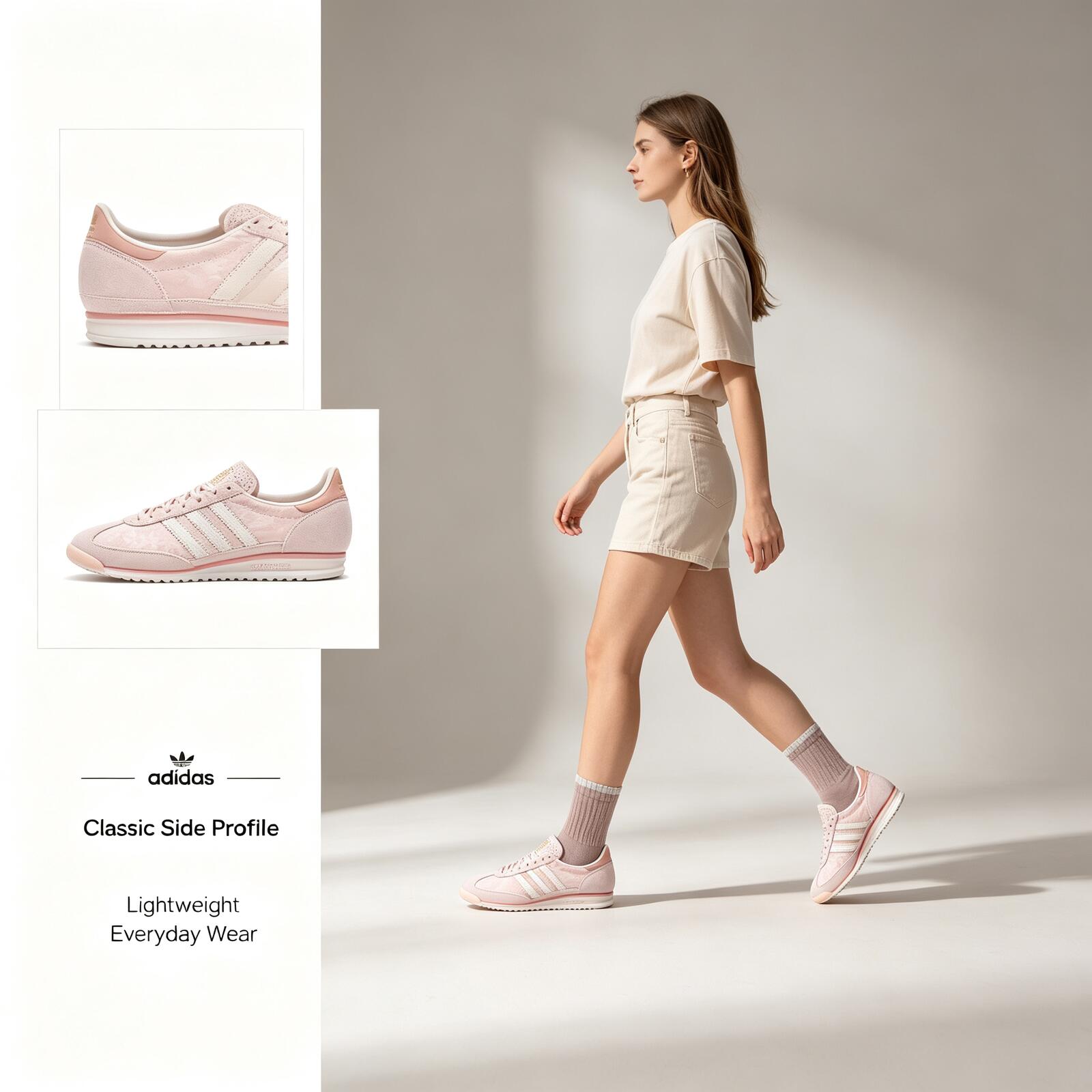 Outdoor Lighting Hong Kong - Adidas Originals Retro SL72 Low-Top-Sneaker, hellrosa,