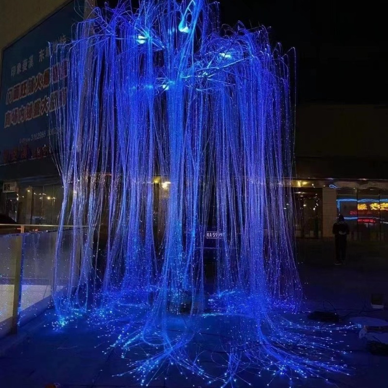 Outdoor Lighting Architectural - DIY Fiber Optic Lebensbaum Lampe Outdoor