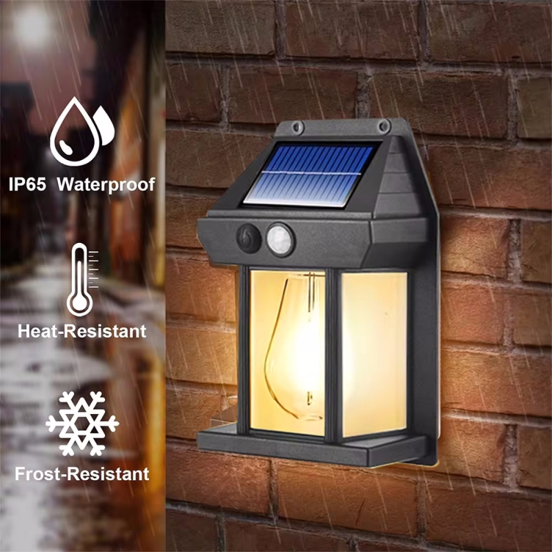 Outdoor Lighting For Fence - Solar Wand leuchte im Freien wasserdicht