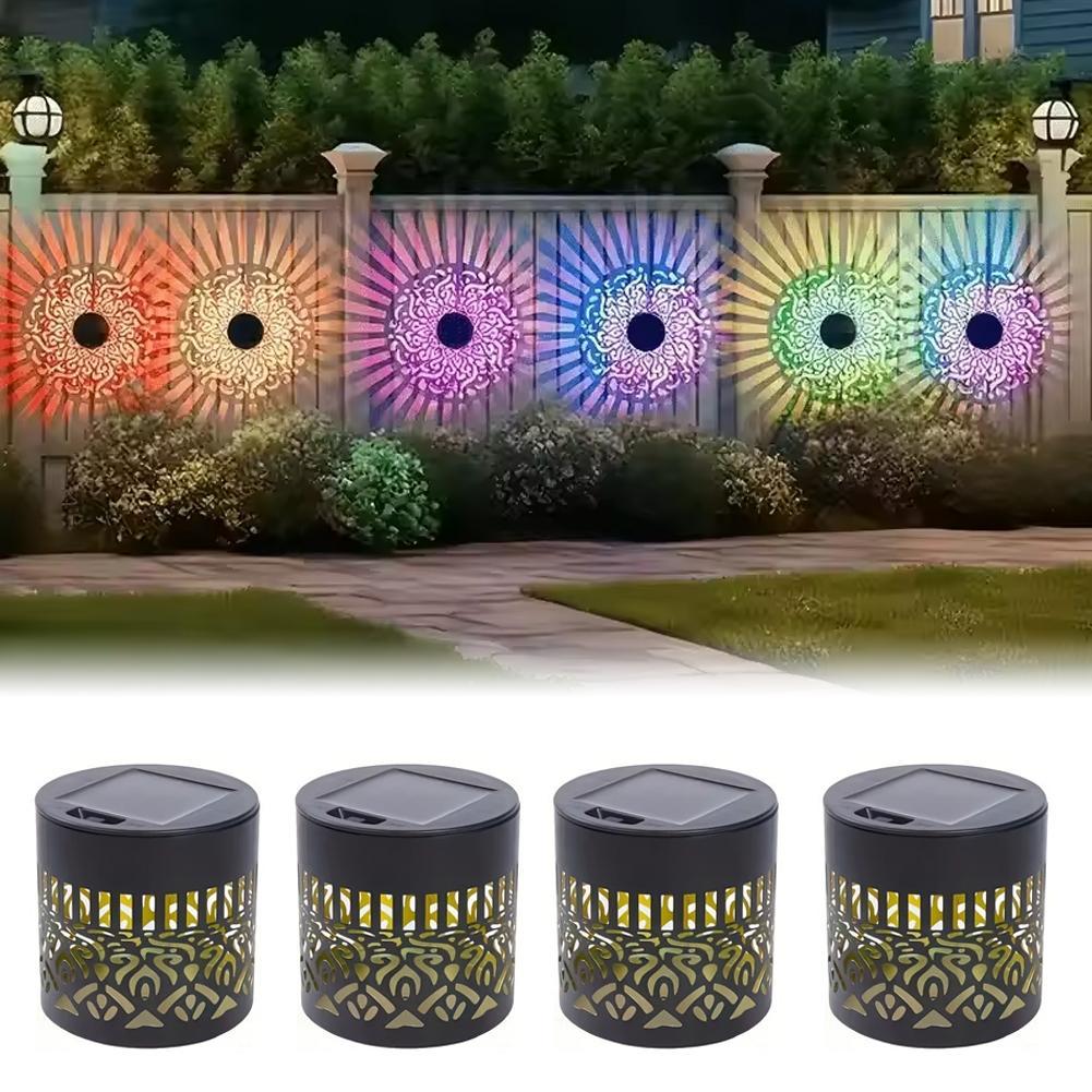 Outdoor Lighting For Fence - LED-Solarleuchten für Zäune und Mauern im