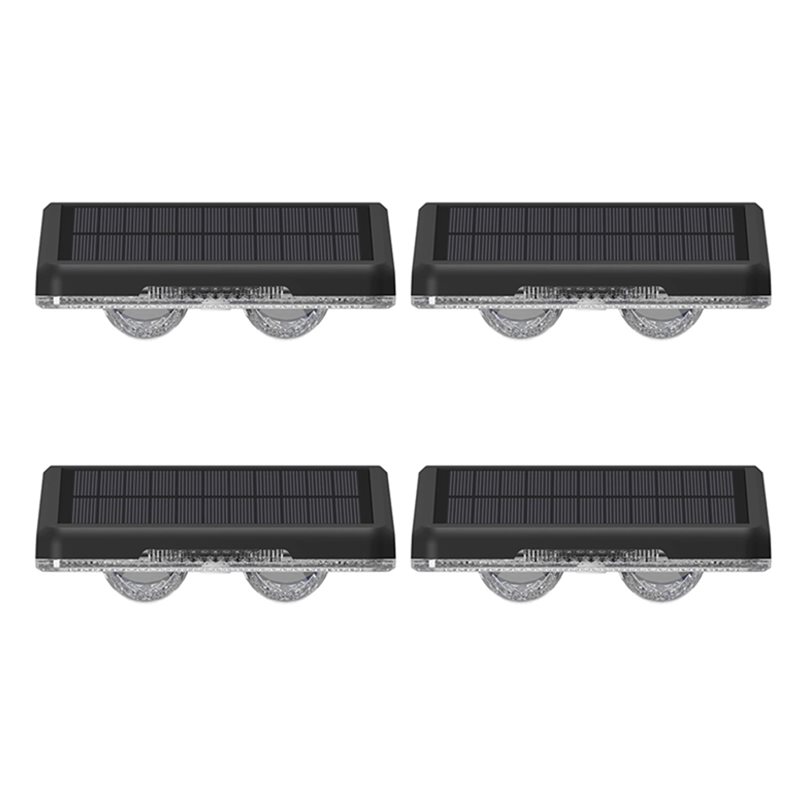 Outdoor Lighting On Sale - Heißer Verkauf – 4 Stück RGB-Solar-Wandleuchten