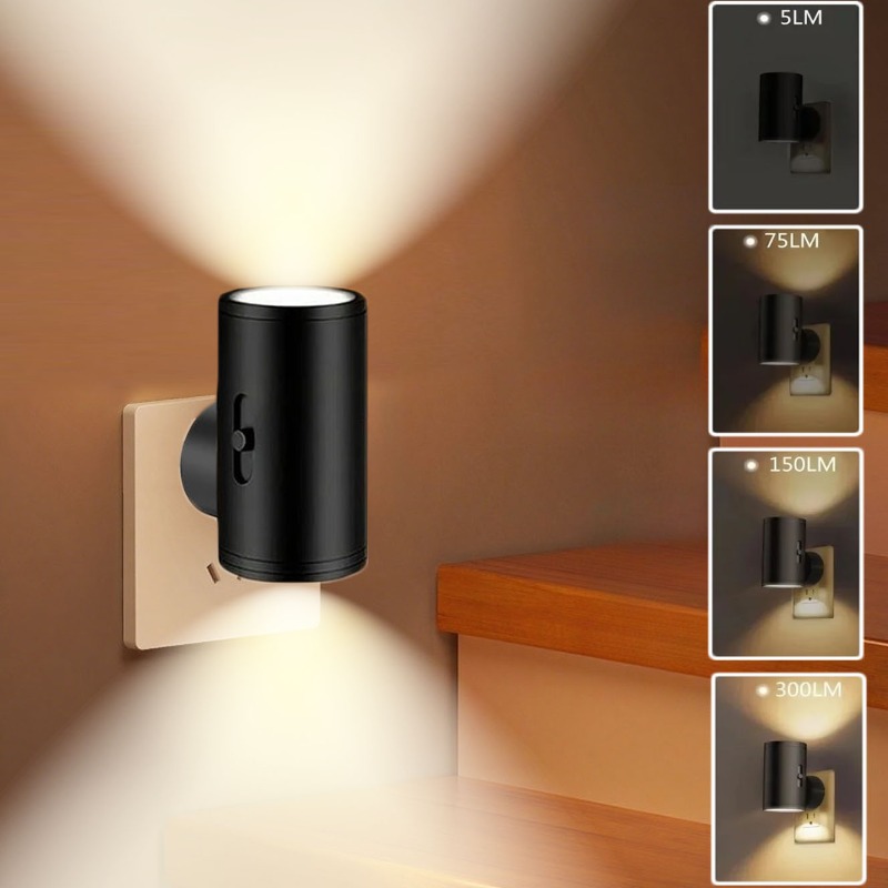 Dusk To Dawn Bulb - Dimmbares LED-Nachtlicht, Plug-in-Wand-Nachtlampe mit Lichtsensor, automatisches