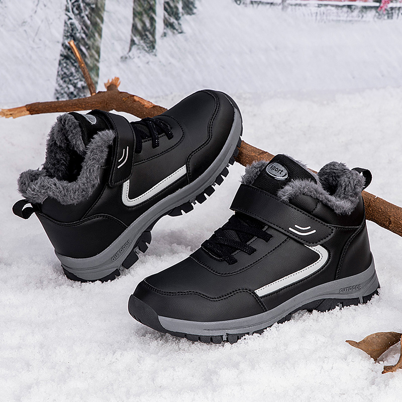 Outdoor Lighting Round - ELUVA Thermostiefel für Herren, Winter-Schneestiefel, wasserdicht,