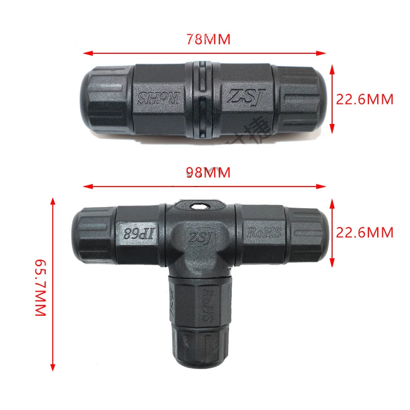 Outdoor Lighting Joint Box - 2-Pin L20 Kabelverbinder für Lichtantriebe 3-5-Pin