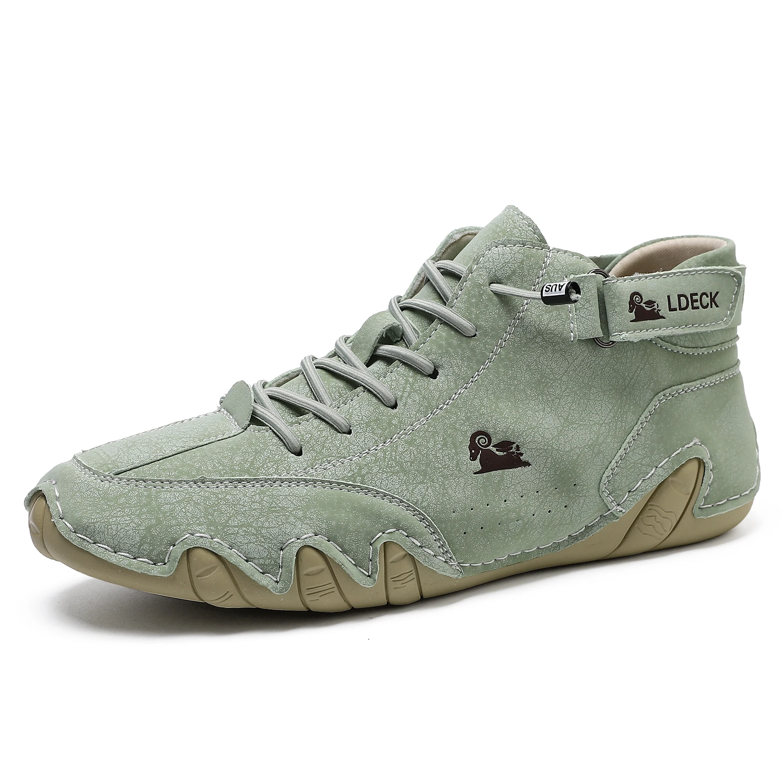 Outdoor Lighting Round - Herren Echtleder-Schuhe, Knöchelhohe Stiefel 2026, Herren-Sneaker,