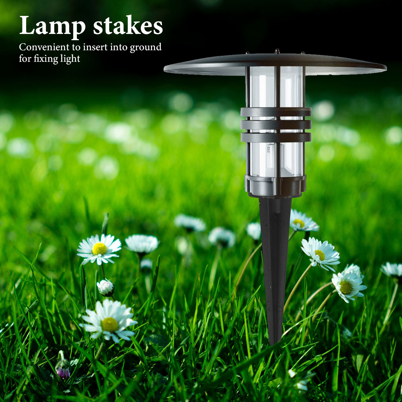 Outdoor Lighting Lamps - 6 Stück Bodenstecker aus Aluminiumlegierung, Zubehör