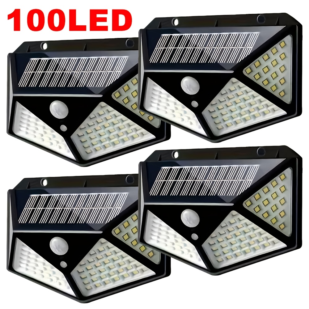 Outdoor Lighting For Fence - 100 LED Solar-Gartenleuchte für Außenbereich mit