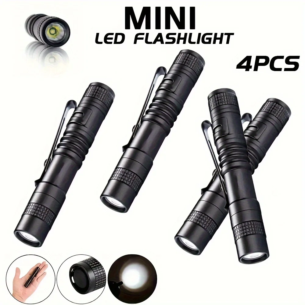 Zinc Outdoor Lighting - 1-4PCS Mini Tragbare LED Stift Licht