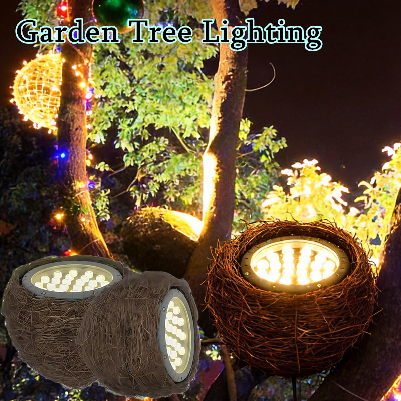 Outdoor Lighting Architectural - Farbenfrohe Garten-Wasserdichte Baumbeleuchtung 12W 18W 24W