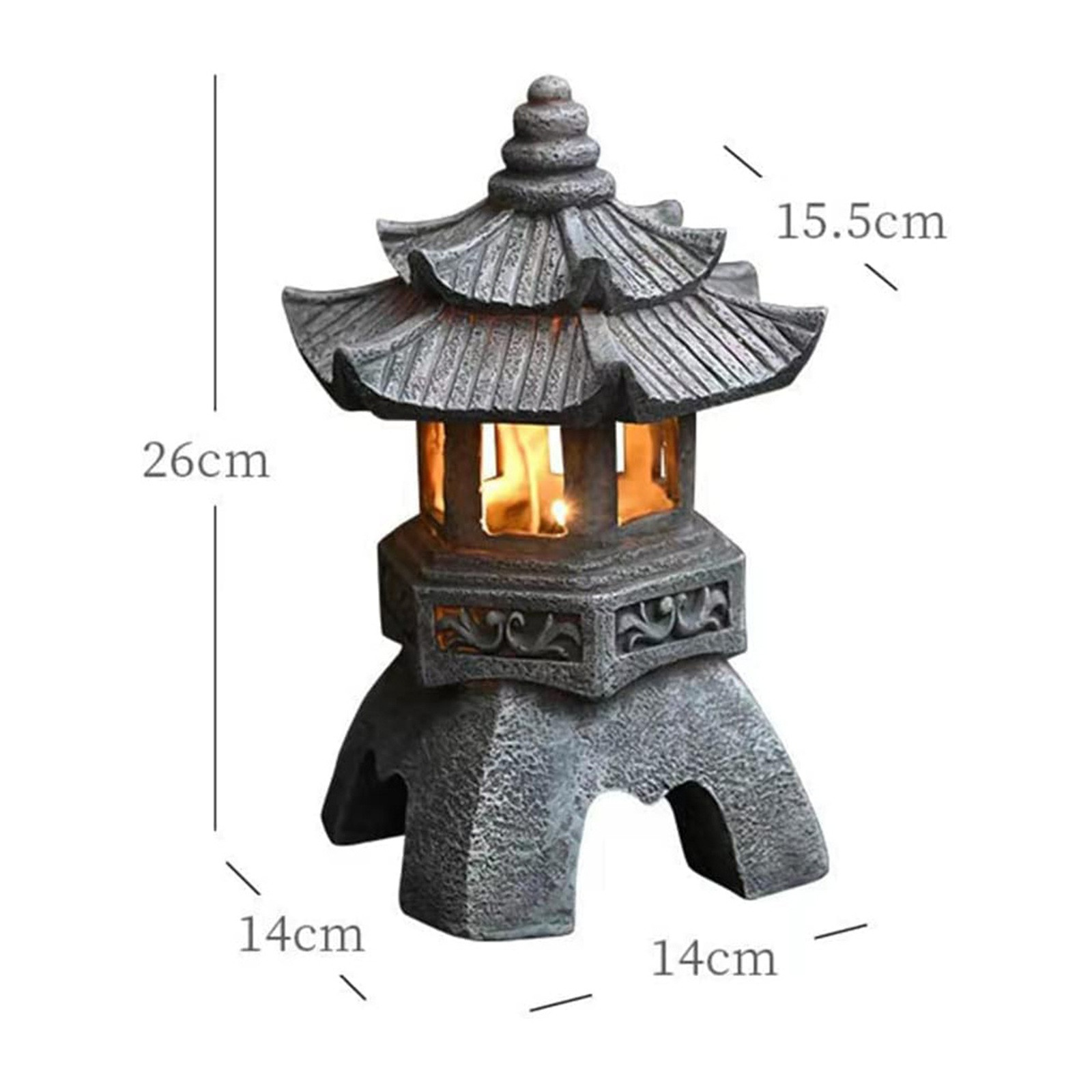 Pagodenstatuen für den Außenbe – Outdoor Lighting Architectural Bewertung und Preis