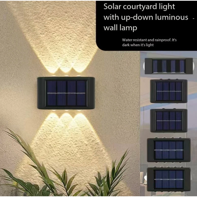 Solar-LED-Außenwandleuchte Was – Outdoor Lighting For Fence Bewertung und Preis