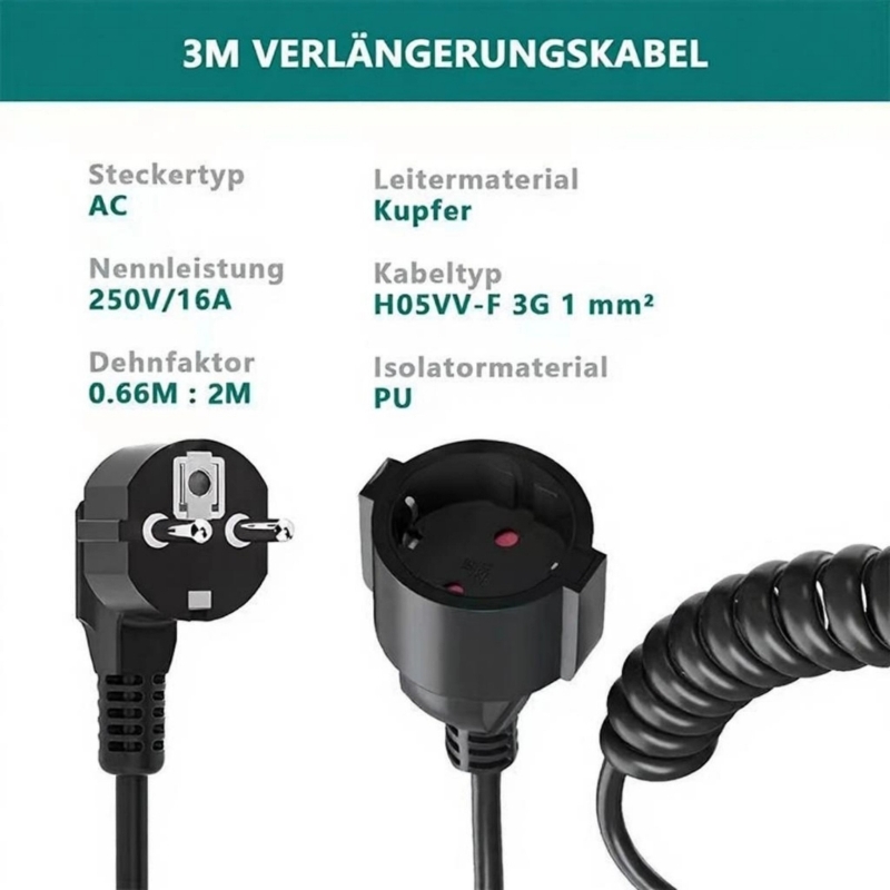 Strom-Verlängerungskabel, Fede – Outdoor Lighting Extension Cord Bewertung und Preis