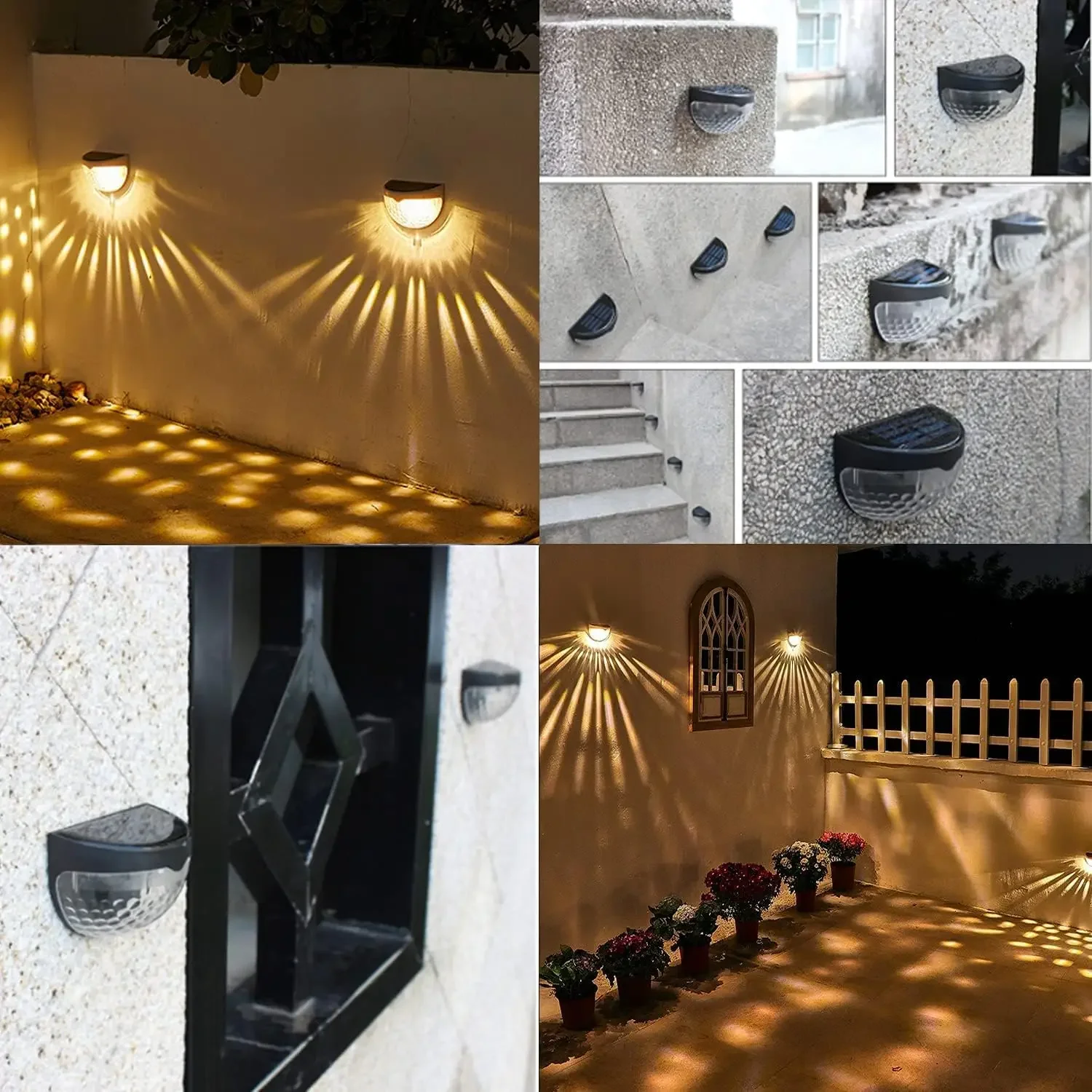 LED Solarleuchte Außenwandlamp – Outdoor Lighting For Fence Bewertung und Preis
