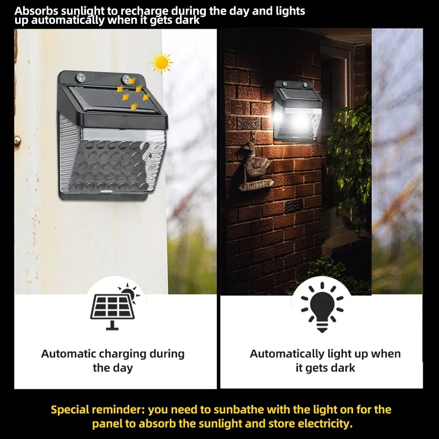 LED Solarleuchte mit PIR-Beweg – Outdoor Lighting Lamps Bewertung und Preis