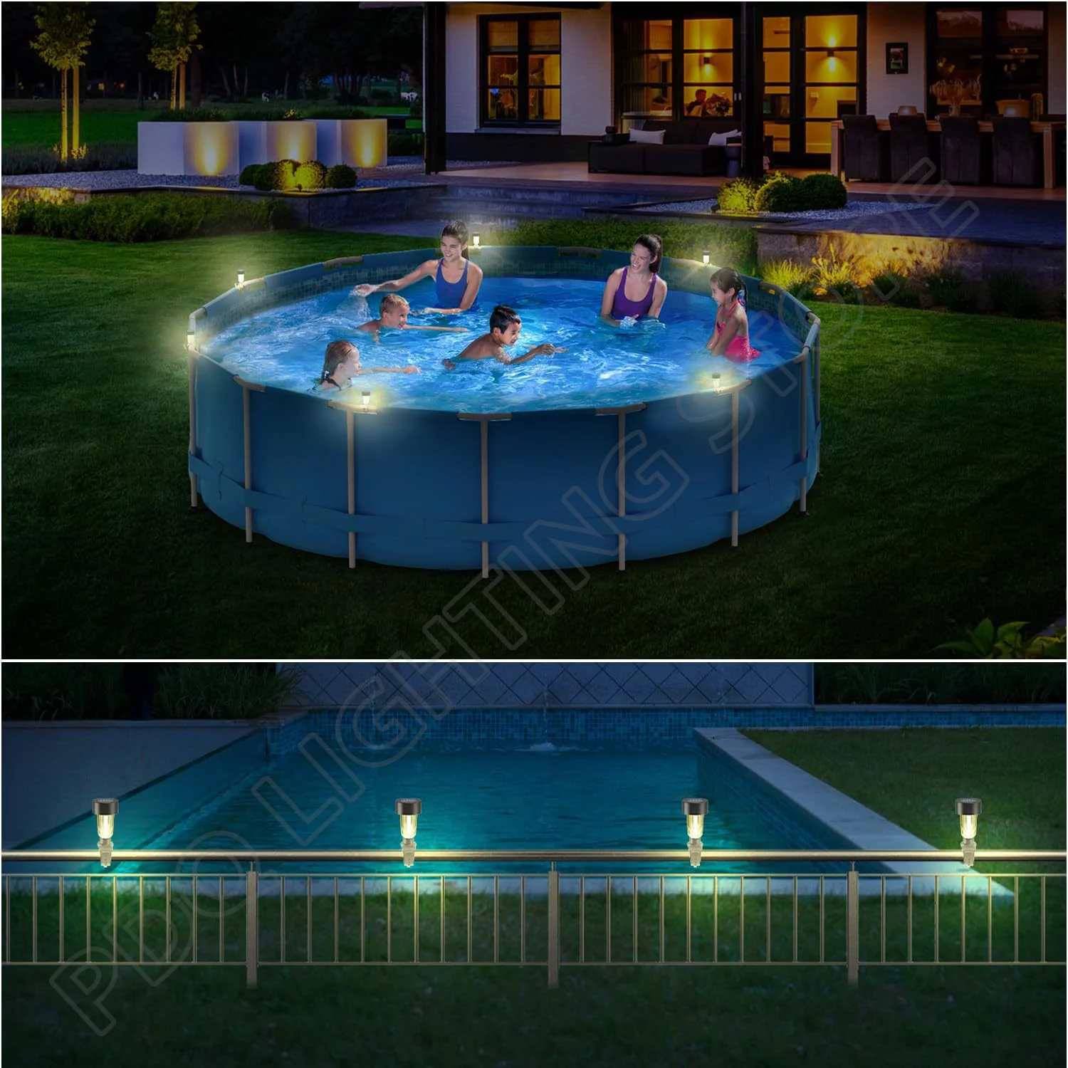 Solarleuchte für den Außenbere – Outdoor Lighting For Fence Bewertung und Preis