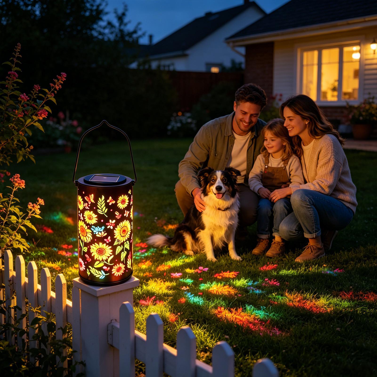 Sonnenblumen-Solarlaterne, wet – Outdoor Lighting Patio Bewertung und Preis