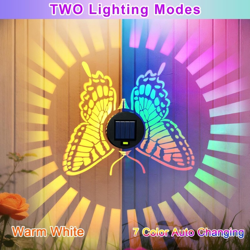 Dekorative Solar-Schmetterling – Outdoor Lighting For Fence Bewertung und Preis