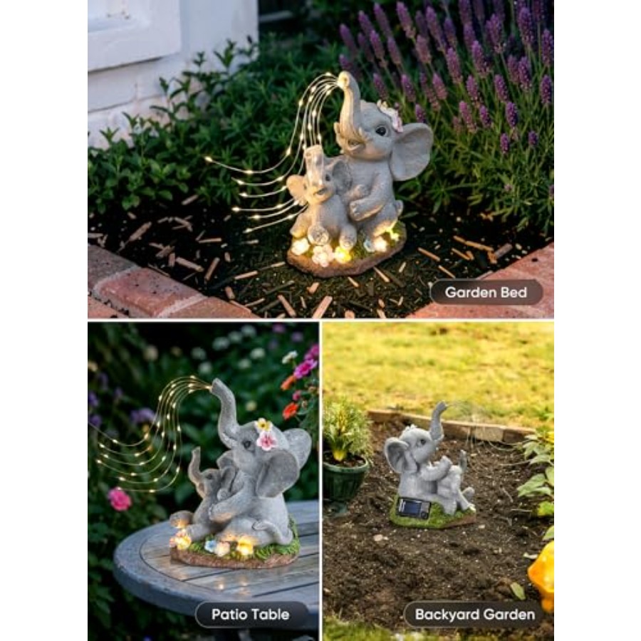 Solar-Elefanten-Gartendekorati – Outdoor Lighting Patio Bewertung und Preis