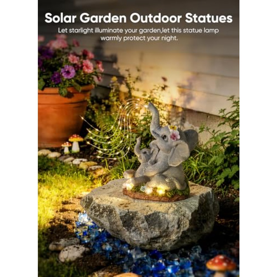 Solar-Elefanten-Gartendekorati – Outdoor Lighting Patio Bewertung und Preis