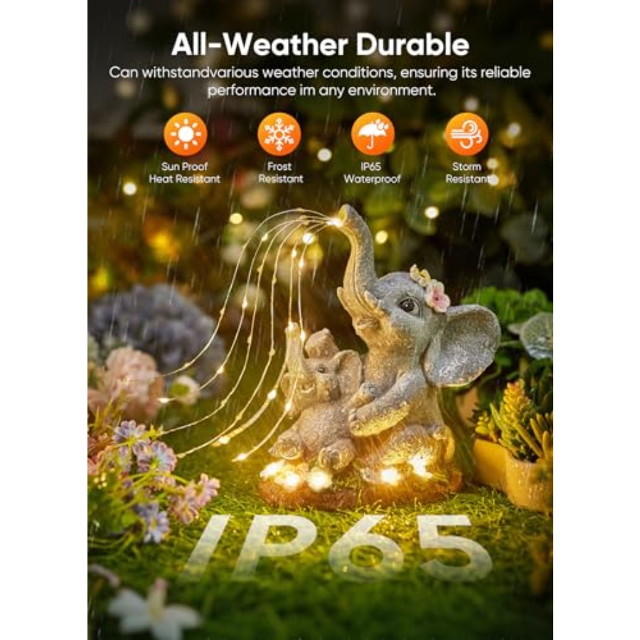 Solar-Elefanten-Gartendekorati – Outdoor Lighting Patio Bewertung und Preis