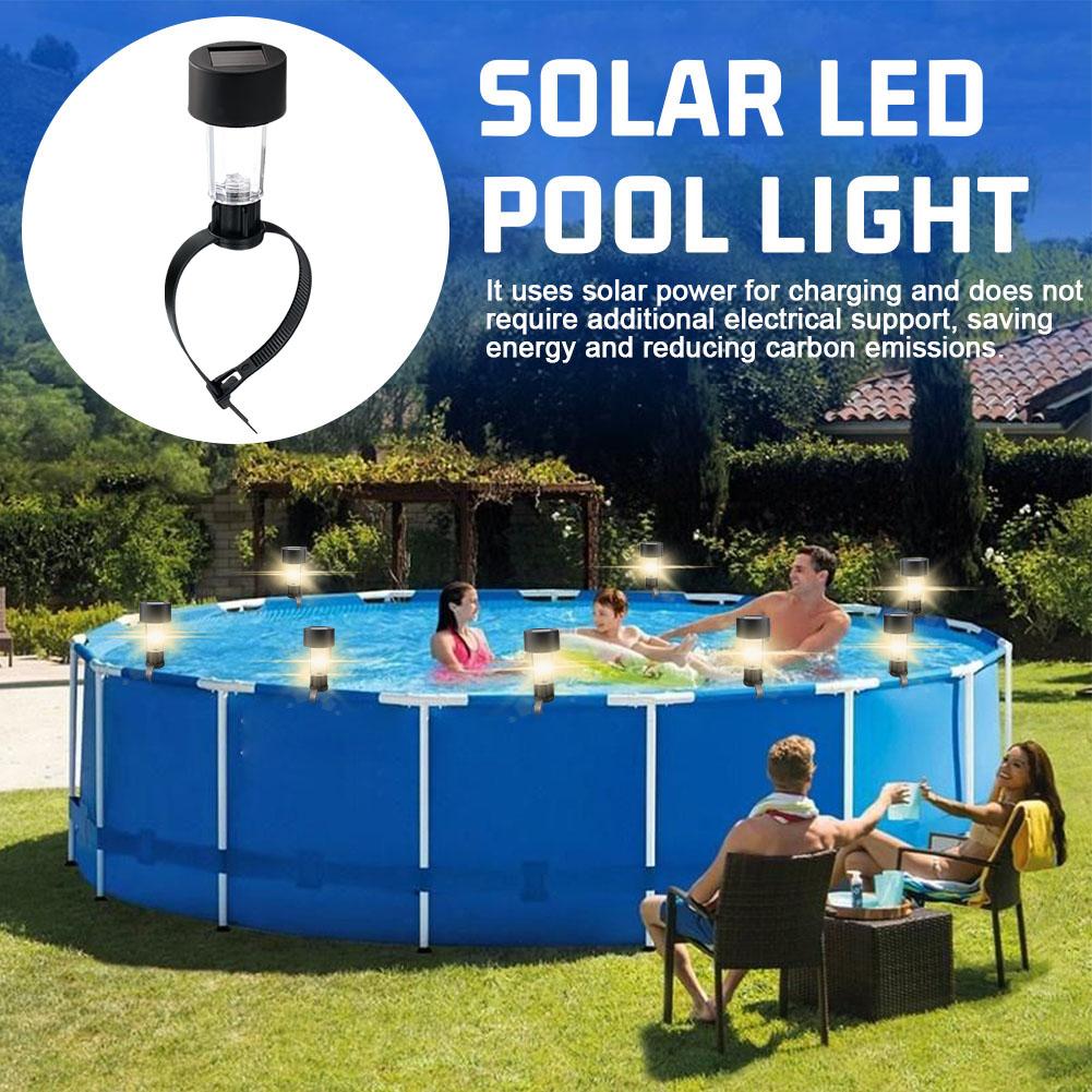 Solarbetriebene LED-Poolbeleuc – Outdoor Lighting For Fence Bewertung und Preis