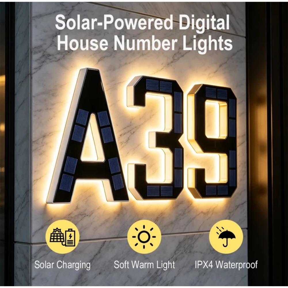 Neue LED Solar-Hausnummernleuc – Outdoor Lighting Architectural Bewertung und Preis