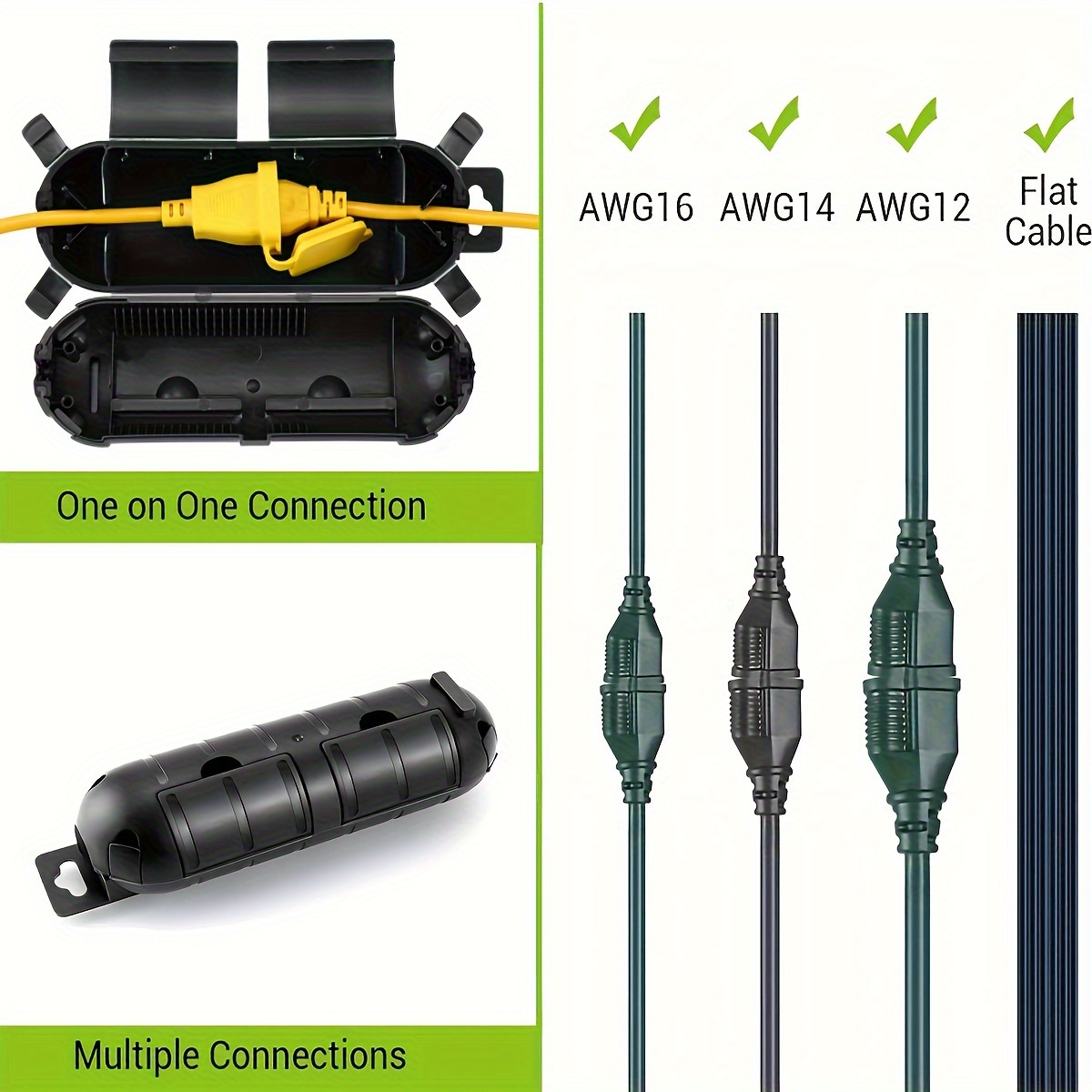 Verlängerungskabel, Steckerans – Outdoor Lighting Extension Cord Bewertung und Preis