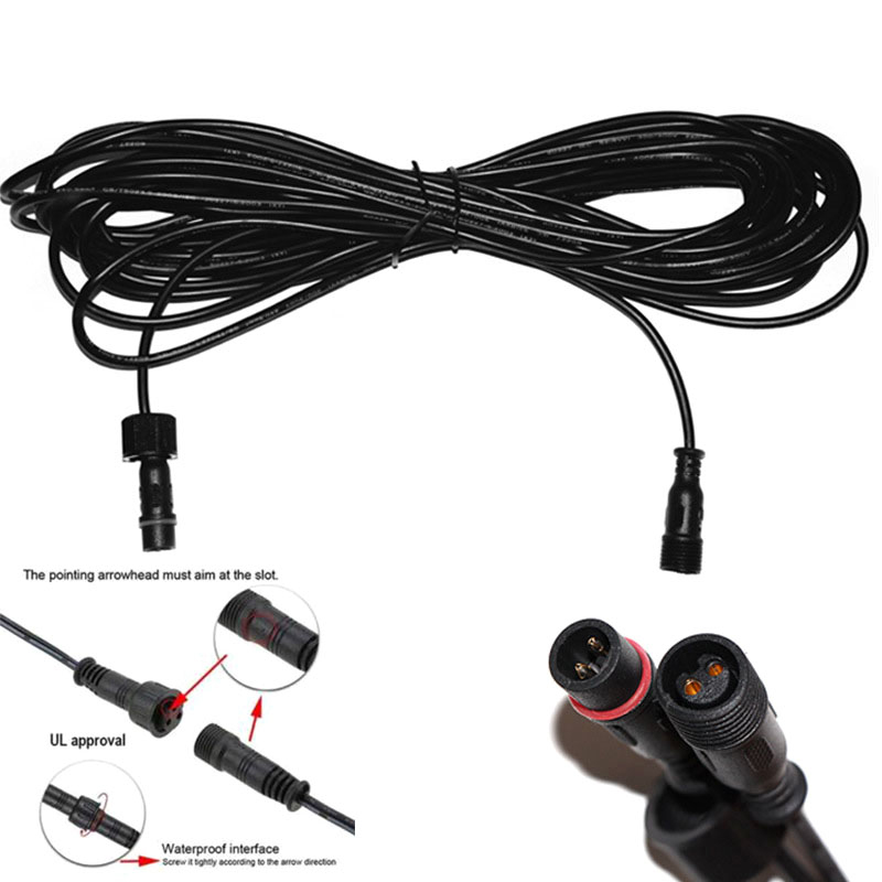 5 m Doppel loch Stecker Led So – Outdoor Lighting Extension Cord Bewertung und Preis