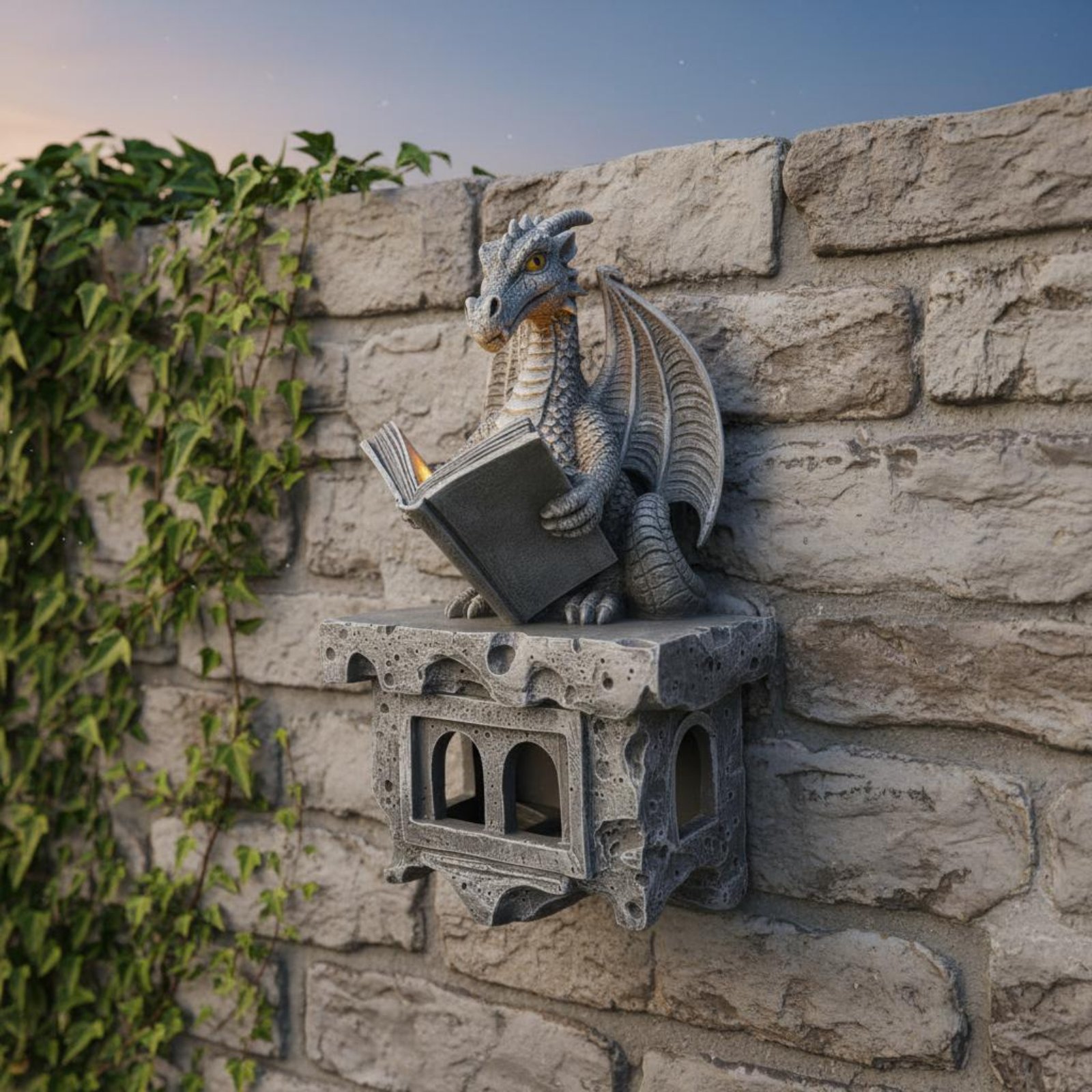 Solar-Wyvern-Wandleuchte mit a – Outdoor Lighting Patio Bewertung und Preis