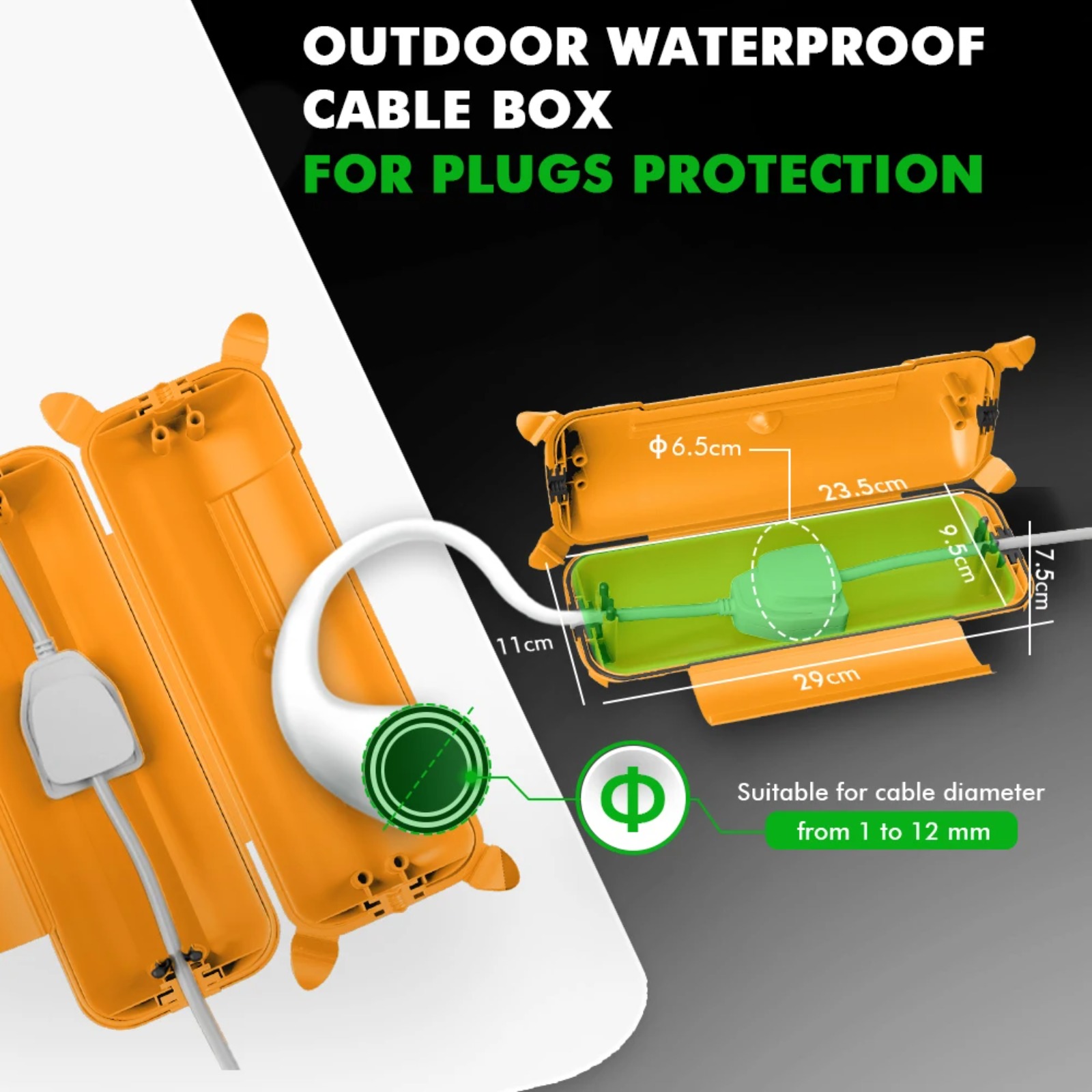 IP44 Outdoor-Verlängerungskabe – Outdoor Lighting Extension Cord Bewertung und Preis