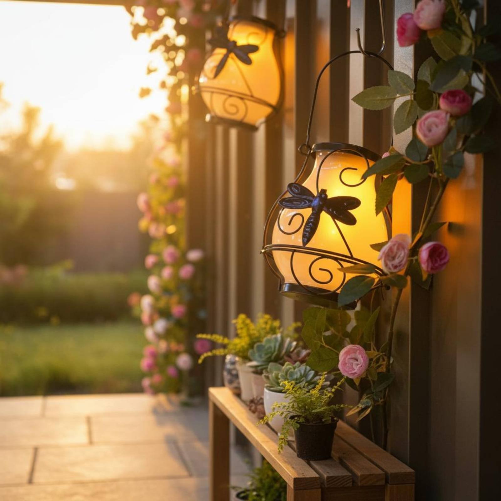 Solar-Schmetterlingslaterne, w – Outdoor Lighting Patio Bewertung und Preis