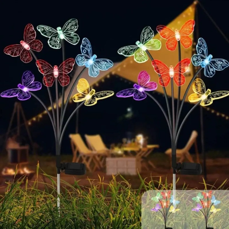 Solarbetriebene Schmetterlings – Outdoor Lighting Patio Bewertung und Preis