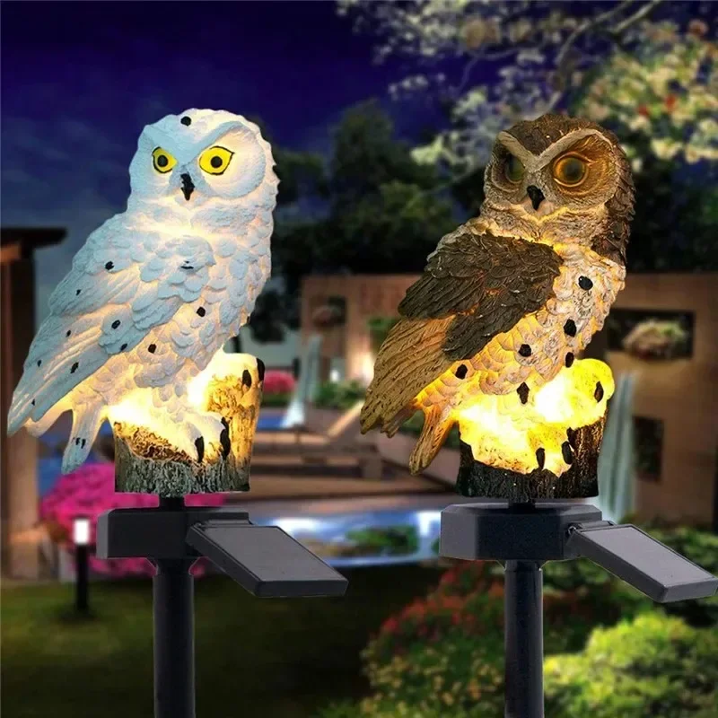 Solar-Eulen-Statue Gartenleuch – Zinc Outdoor Lighting Bewertung und Preis