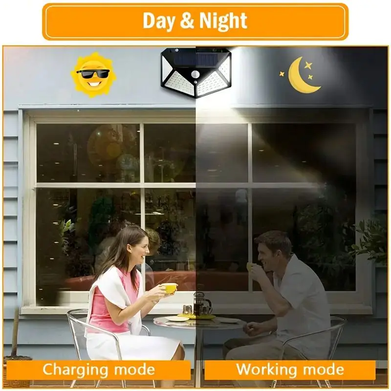 100 LED Solar-Gartenleuchte fü – Outdoor Lighting For Fence Bewertung und Preis