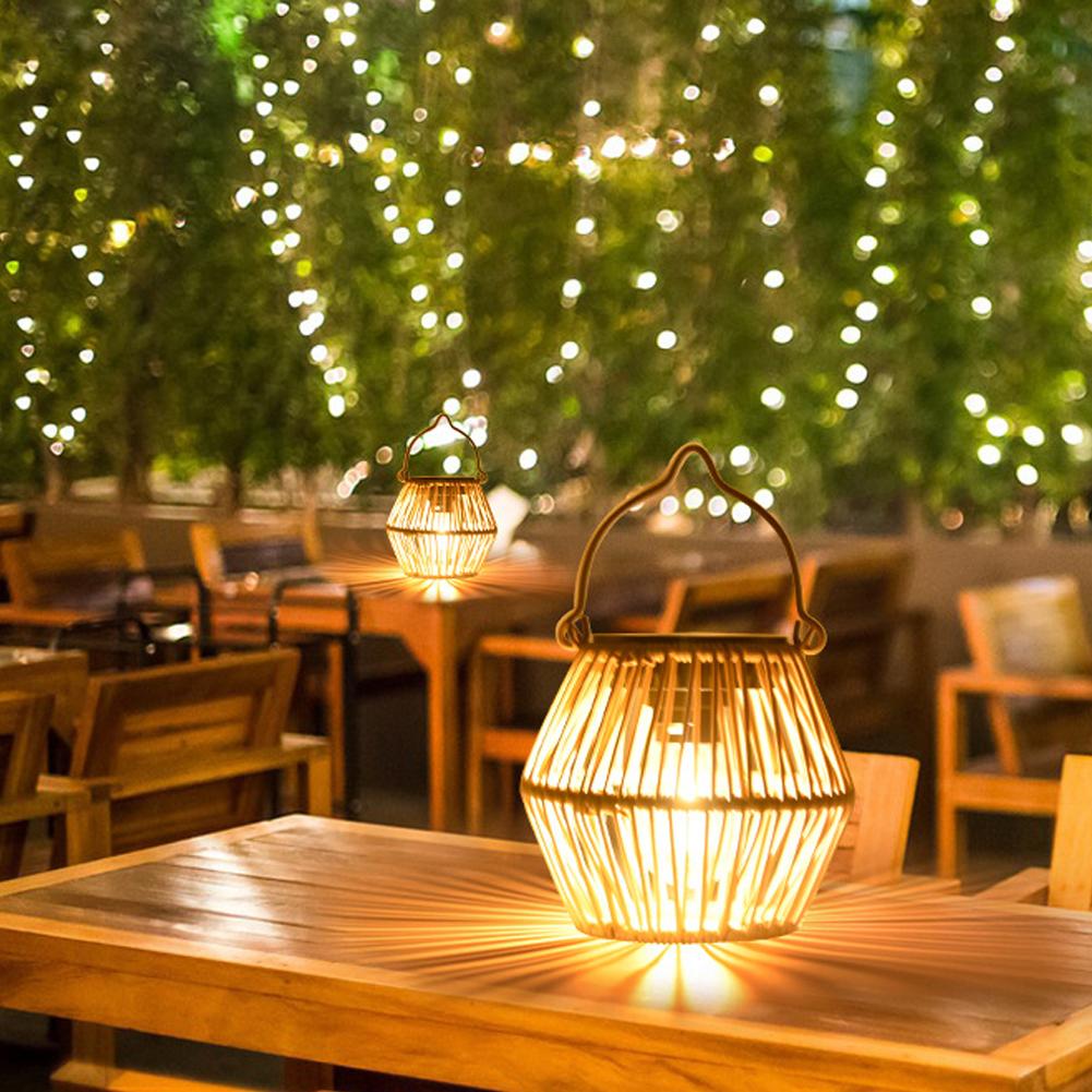 IP65 Wasserdichte Solar-Rattan – Outdoor Lighting Lamps Bewertung und Preis