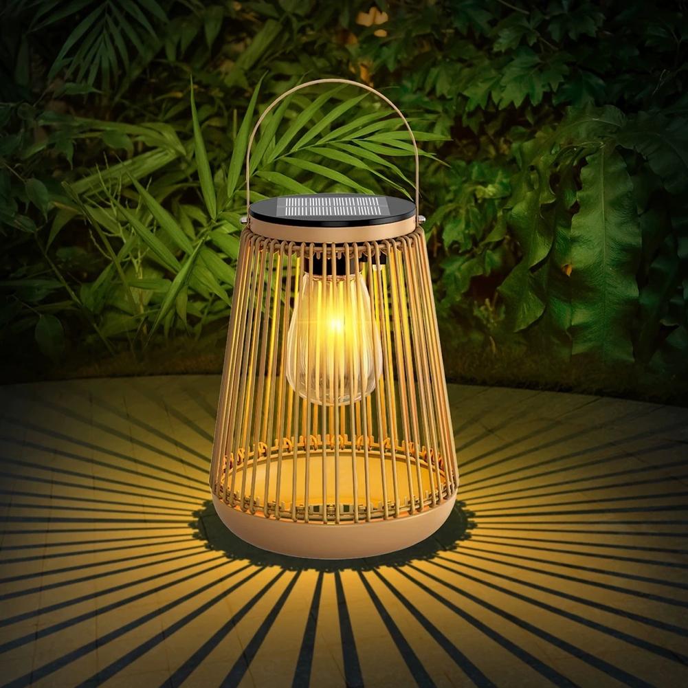 IP65 Wasserdichte Solar-Rattan – Outdoor Lighting Lamps Bewertung und Preis