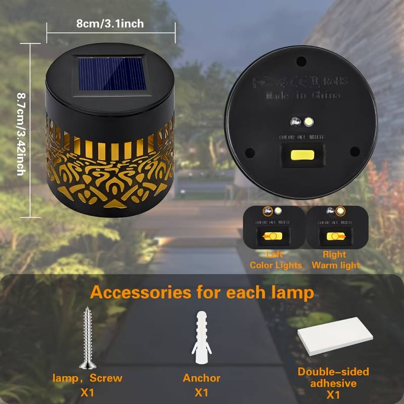 2er-Pack Solar-Gartenleuchten  – Outdoor Lighting Deck Bewertung und Preis