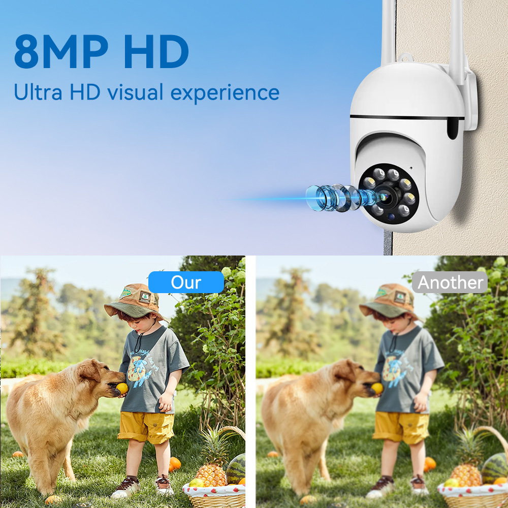 8MP 2,4G Wifi IP CCTV Kamera F – Outdoor Lighting Track Bewertung und Preis