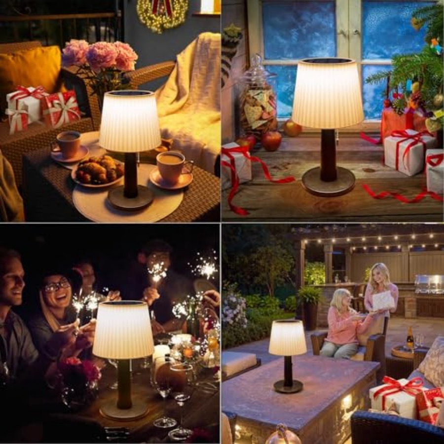 Solar-Tischlampen für draußen  – Outdoor Lighting Lamps Bewertung und Preis